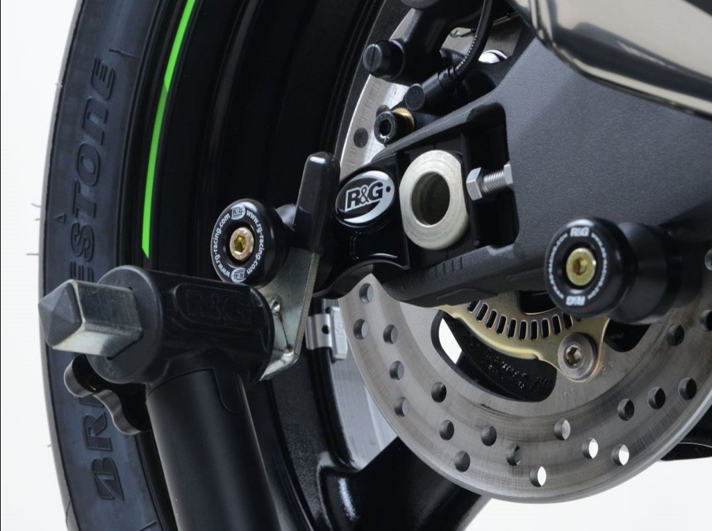 CR0054 - R&G RACING Kawasaki ZX-10R/RR/Z H2 (2016+) Paddock Stand Bobbins (M8; offset)