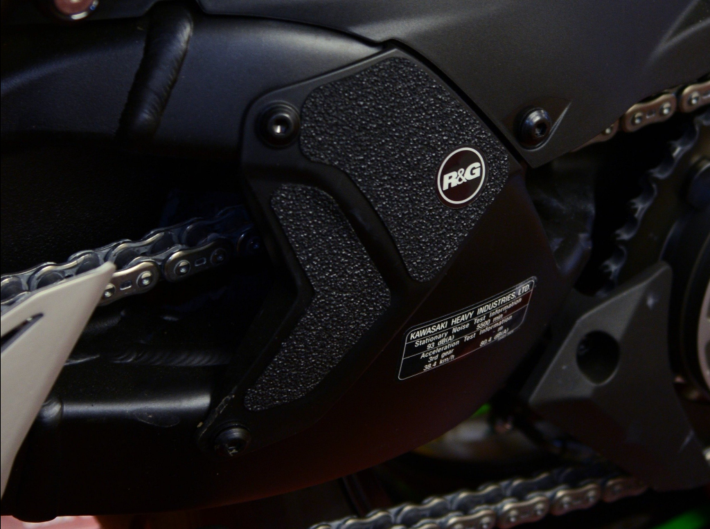 EZBG410 - R&G RACING Kawasaki H2 SX (2018+) Heel Guard Kit