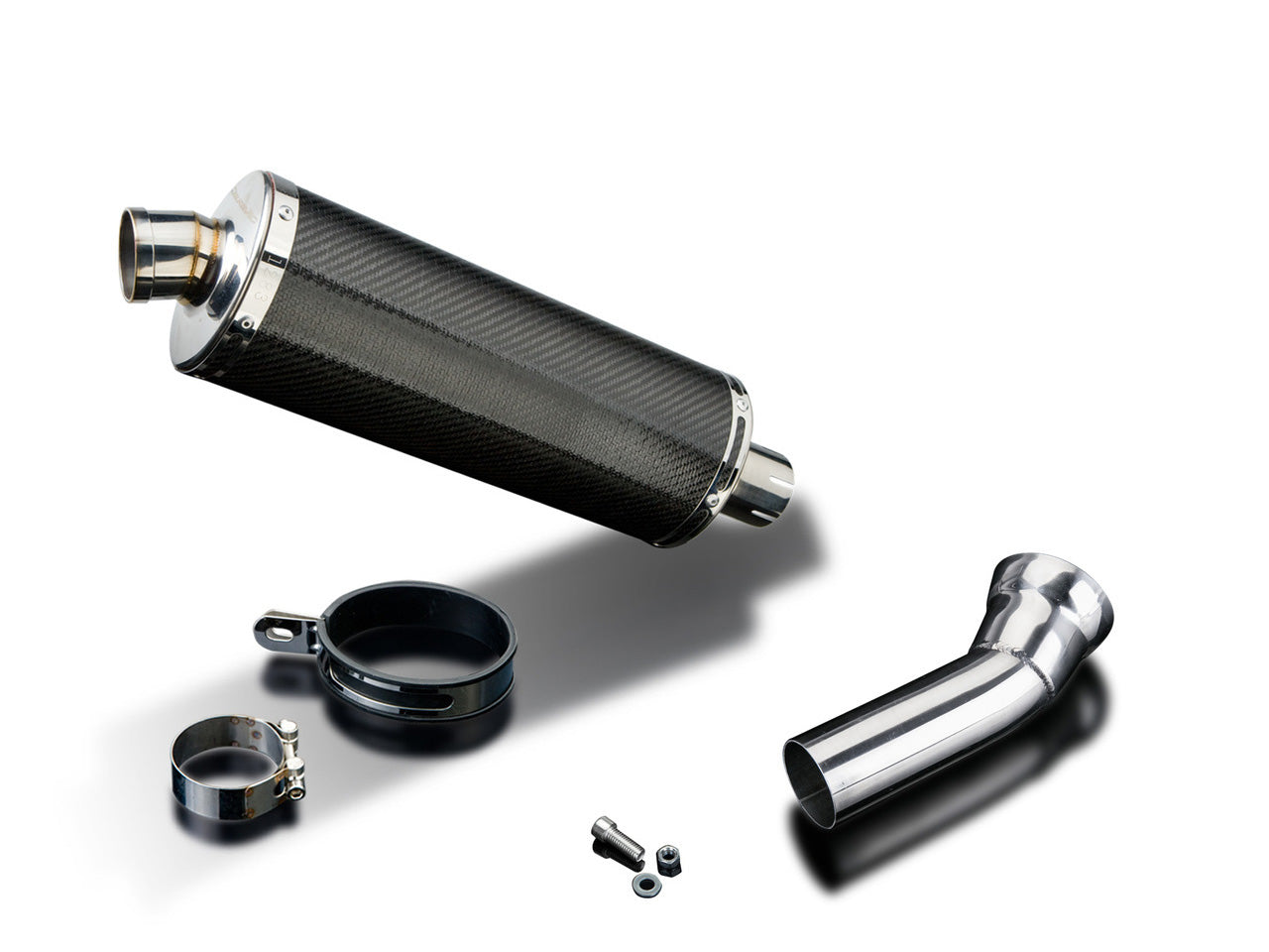 DELKEVIC BMW K1300GT (09/11) Slip-on Exhaust Stubby 14" Carbon
