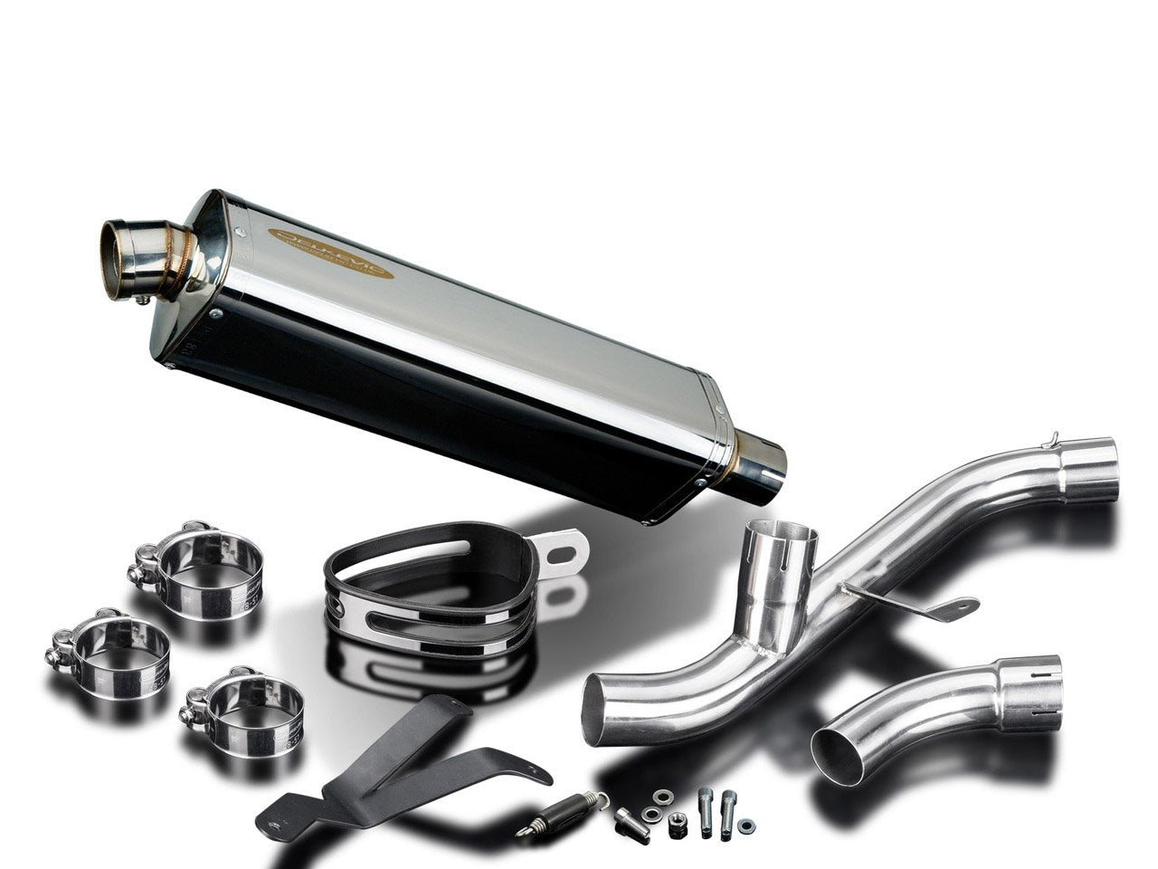 DELKEVIC Ducati Supersport 939 (17/20) De-Cat Slip-on Exhaust Stubby 17" Tri-Oval