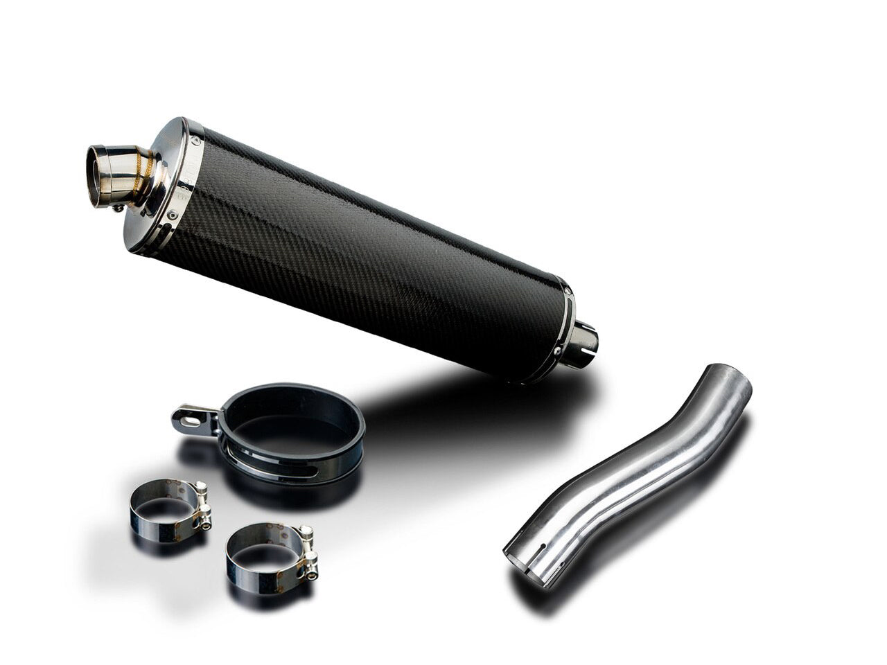 DELKEVIC Honda CBR500R Slip-on Exhaust Stubby 14" Carbon