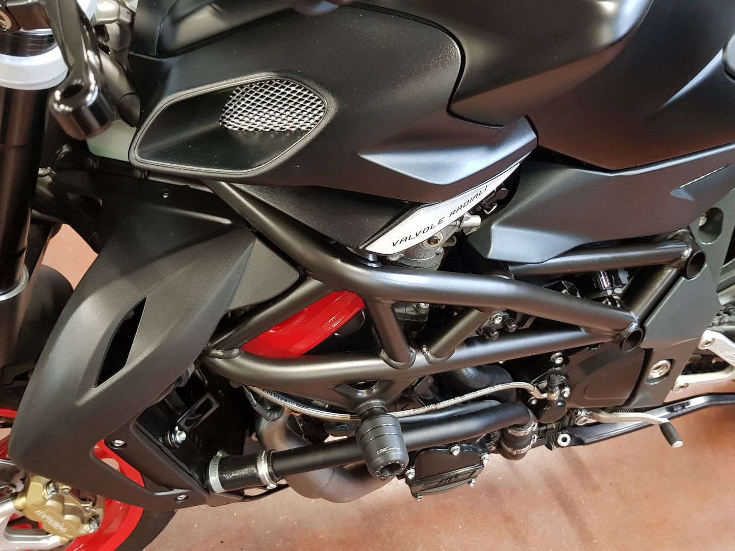 TC317 - CNC RACING MV Agusta Brutale Frame Crash Protection Sliders