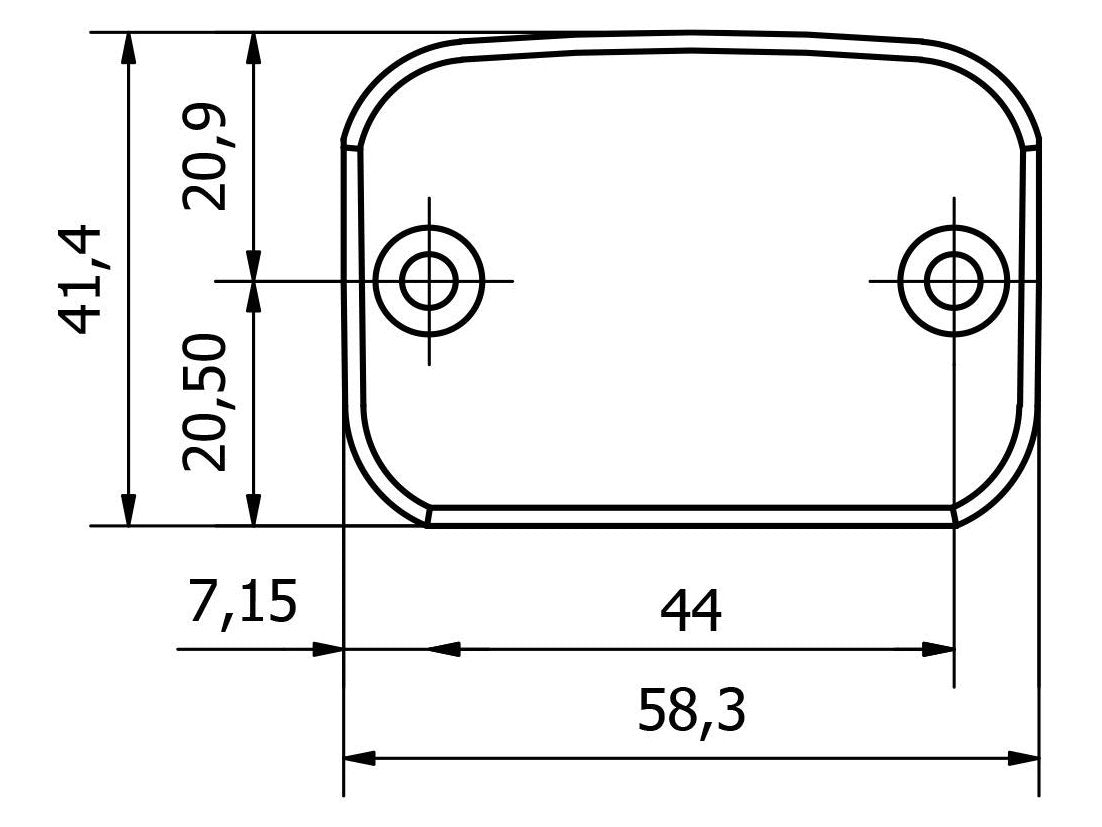 TF441 - CNC RACING Ducati Front Brake Fluid Tank Cap