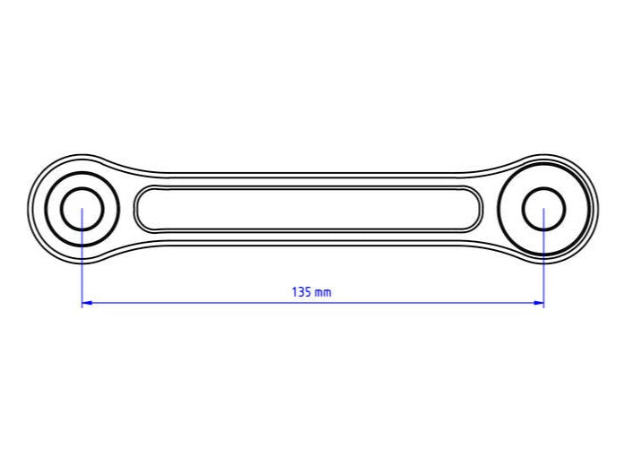TR105 - CNC RACING Ducati Panigale V4 / V4S (2020+) Rear Shock Absorber Tie Rods