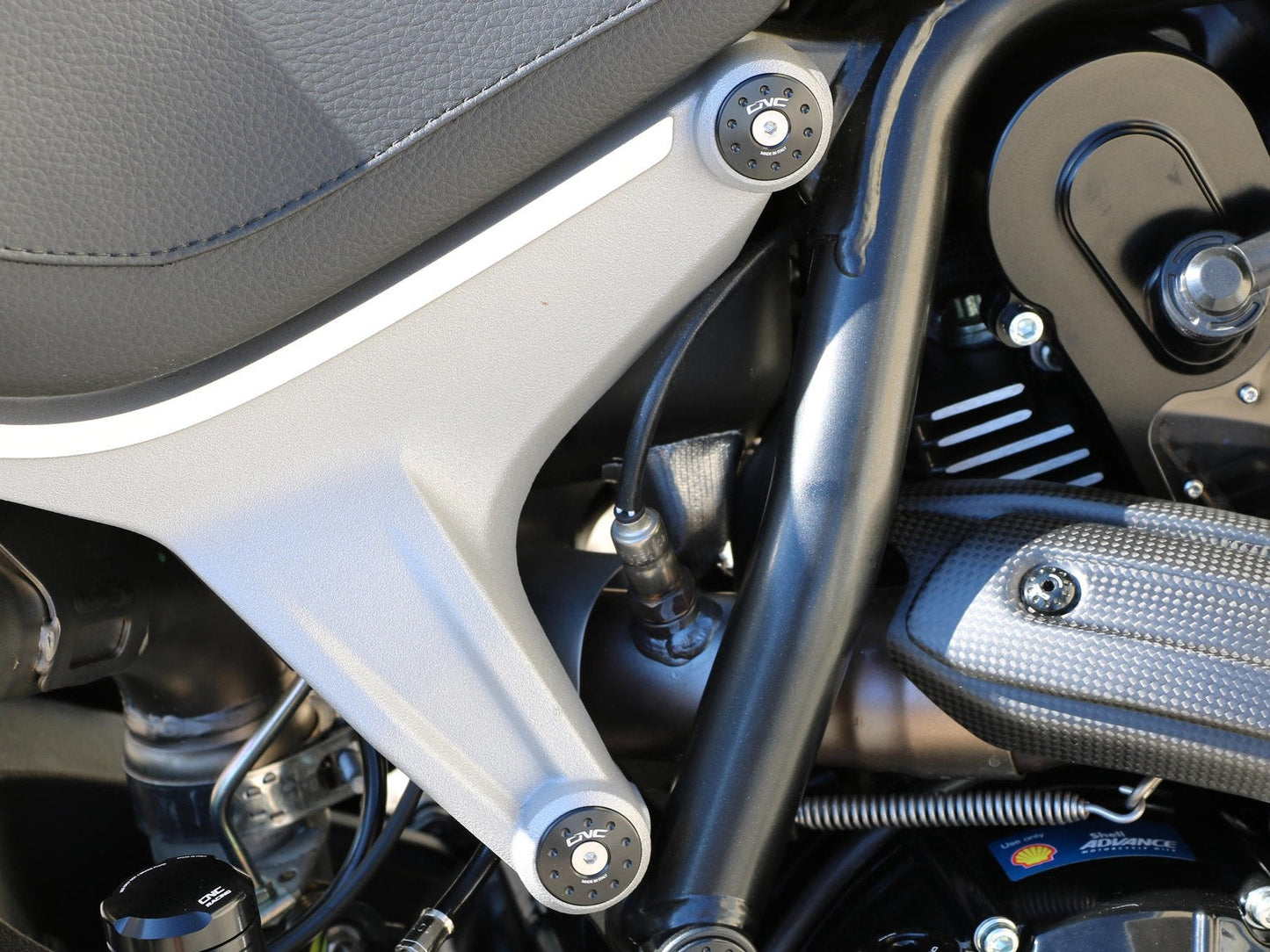 TT351 - CNC RACING Ducati Scrambler 1100 (2018+) Rear Frame Plugs