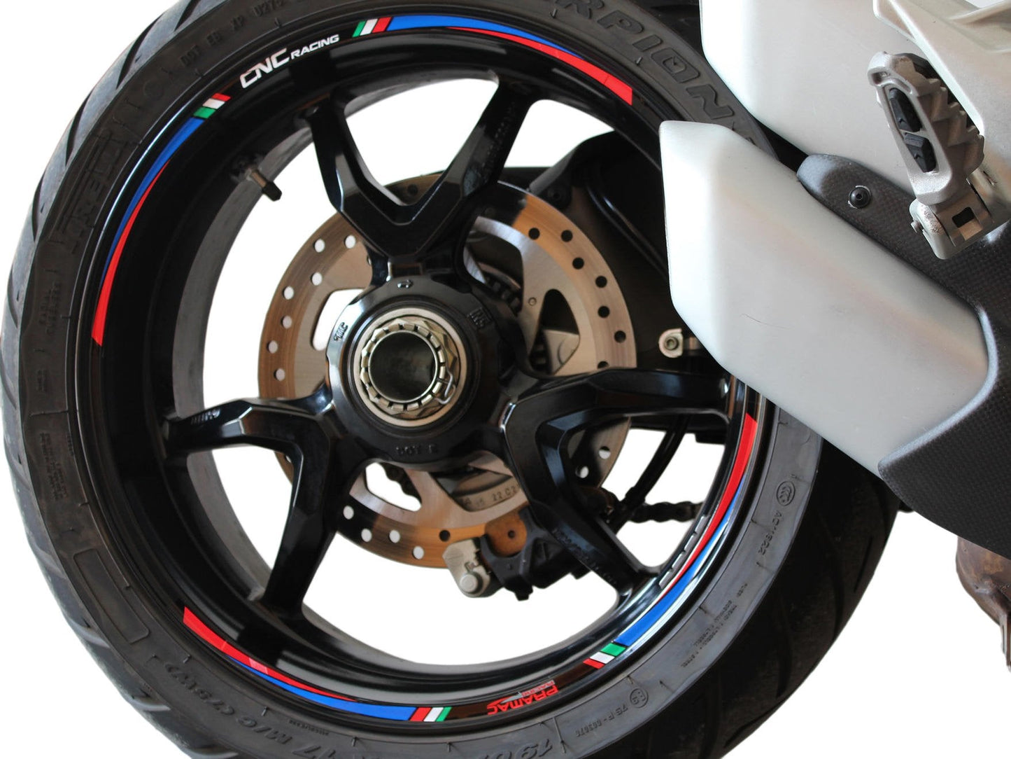 CNC RACING Wheel Stripes kit (17'', Pramac Racing Limited Edition)