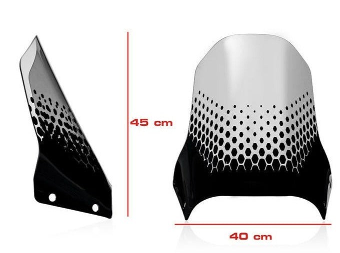 WS362 - CNC RACING Ducati DesertX (2022+) Wind Screen (Adventure)