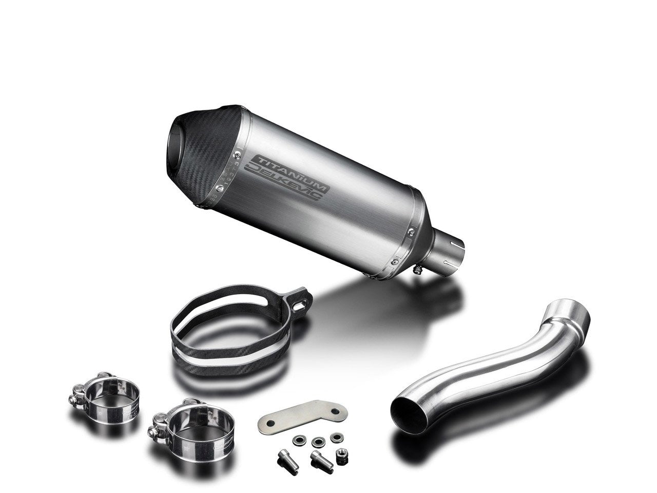 DELKEVIC Ducati Monster 821 / 1200 Slip-on Exhaust 10" X-Oval Titanium