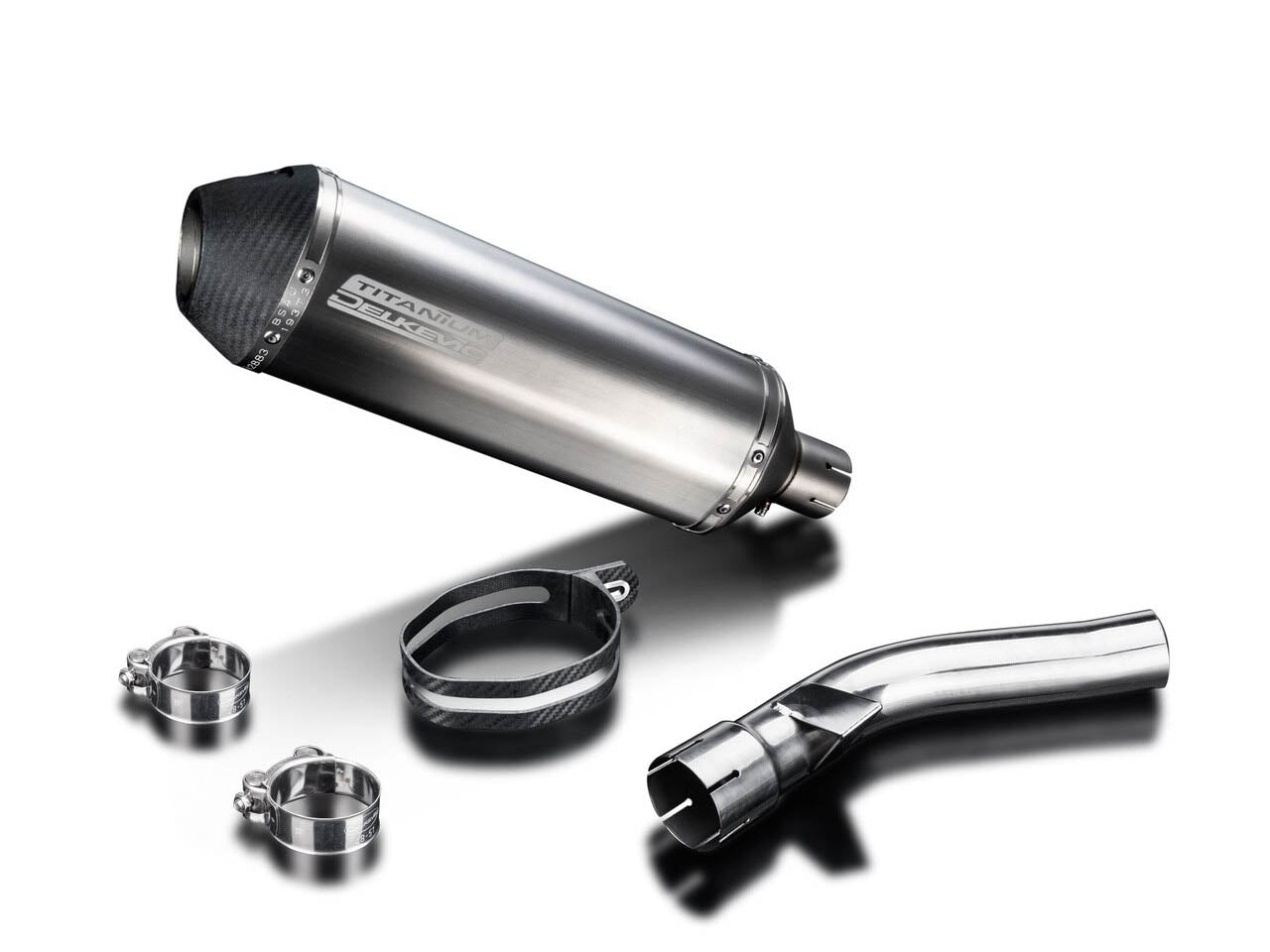 DELKEVIC BMW R1200R (06/10) Slip-on Exhaust 13.5" Titanium X-Oval