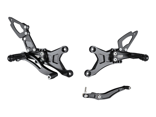 Y006R - BONAMICI RACING Yamaha YZF-R1 (07/08) Adjustable Rearset (reversed shift)