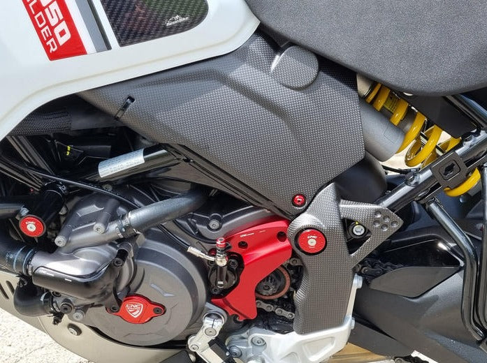 ZA246 - CNC RACING Ducati DesertX (2022+) Carbon Frame Side Upper Covers