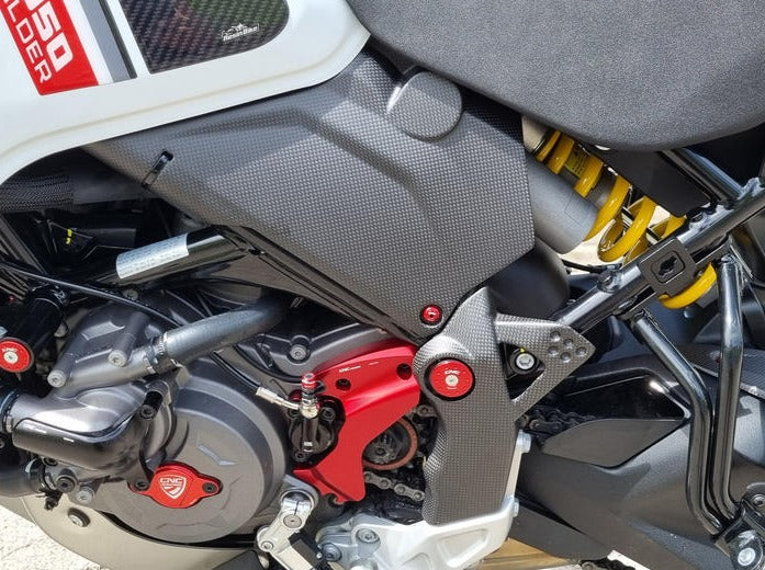 ZA241 - CNC RACING Ducati DesertX (2022+) Carbon Frame Side Lower Covers