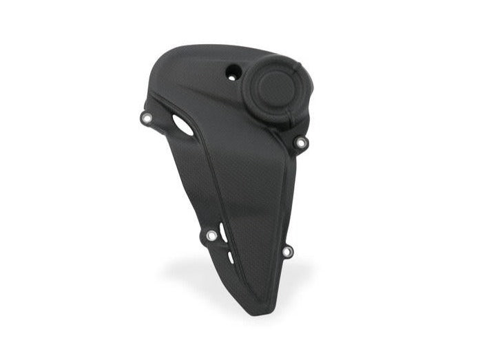 ZA336 - CNC RACING Ducati Monster (2021+) Carbon Belt Cover Vertical Cylinder