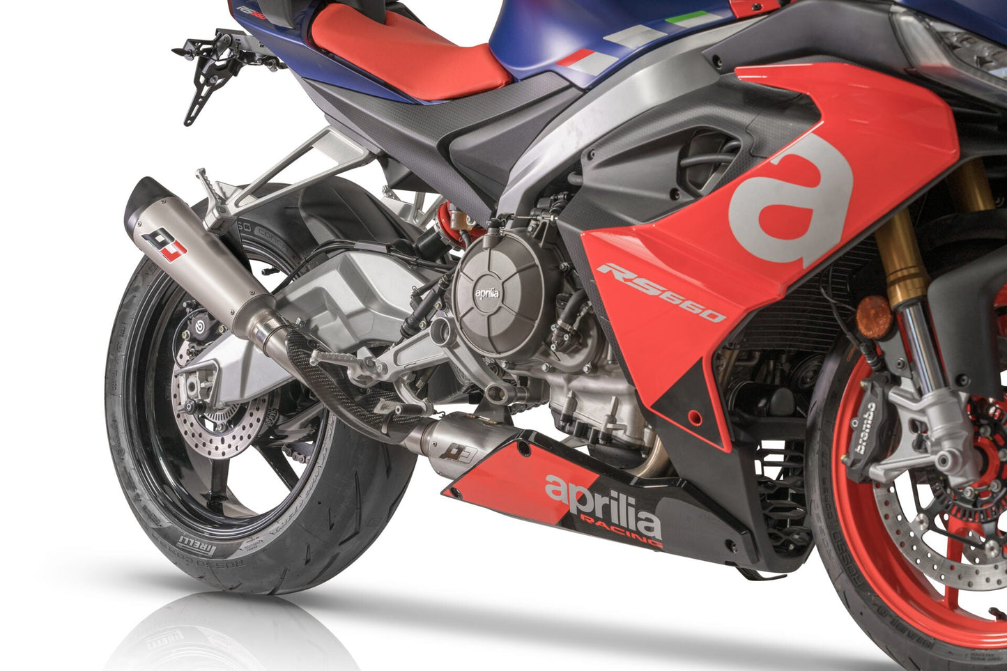 QD EXHAUST Aprilia RS 660 / Tuono (2020+) Titanium Full Exhaust System "Tri-cone" (EU homologated)