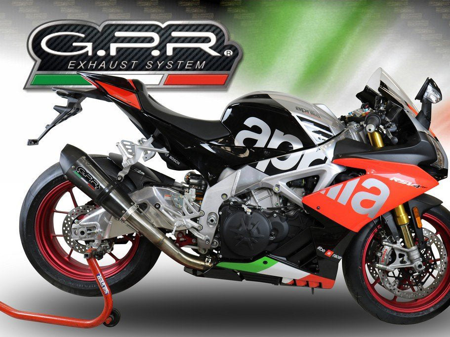 GPR Aprilia RSV4 (17/20) Slip-on Exhaust "GPE Anniversary Poppy"