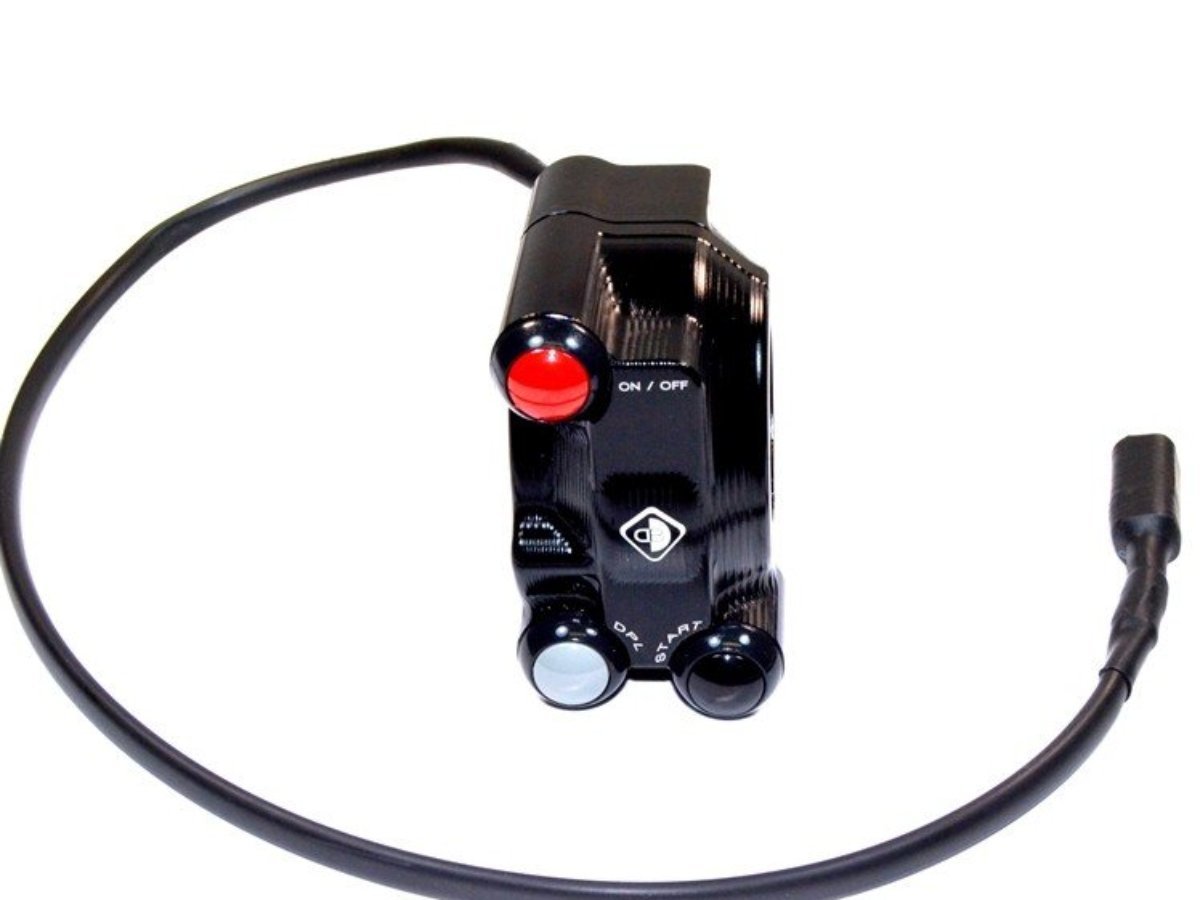 CPPI10 - DUCABIKE Ducati Panigale V4 (2018+) Gas Control Panel with Integrated Push Button