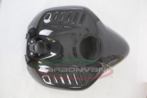 CARBONVANI Ducati Panigale (12/19) Carbon Fuel Tank Cover