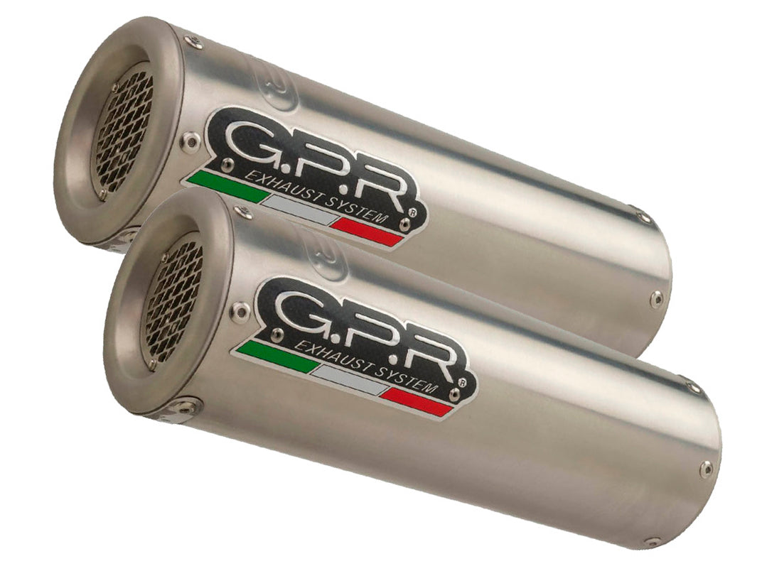 GPR Suzuki Hayabusa (08/20) Dual Slip-on Exhaust "M3 Titanium Natural" (EU homologated)
