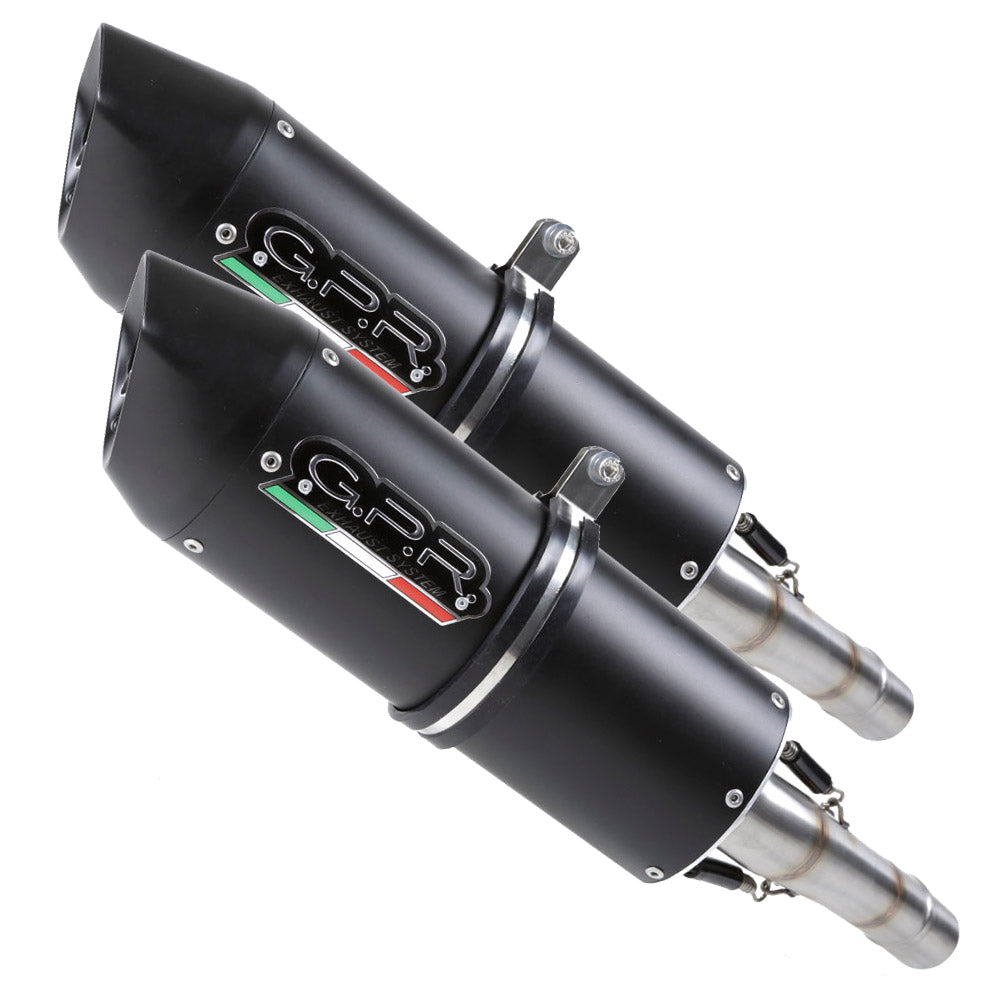 GPR Triumph Street Triple (08/12) Dual Slip-on Exhaust "Furore Nero" (EU homologated)