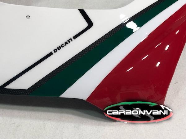 CARBONVANI Ducati Panigale V4 / V4S Full Carbon Fairing Set (8 parts; Tricolor version)
