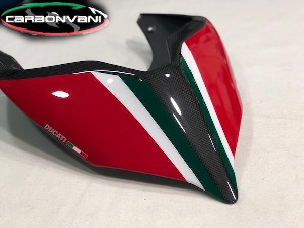 CARBONVANI Ducati Panigale V4 / V4S Full Carbon Fairing Set (8 parts; Tricolor version)