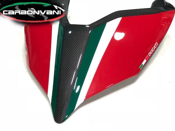 CARBONVANI Ducati Panigale V4 / V4S Full Carbon Fairing Set (8 parts; Tricolor version)