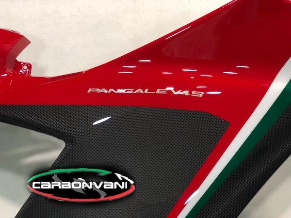 CARBONVANI Ducati Panigale V4 / V4S Full Carbon Fairing Set (8 parts; Tricolor version)