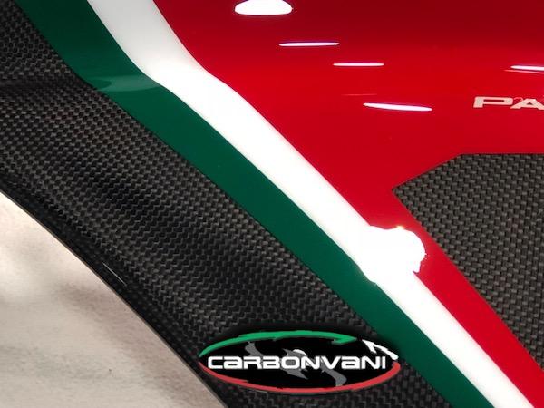 CARBONVANI Ducati Panigale V4 / V4S Full Carbon Fairing Set (8 parts; Tricolor version)