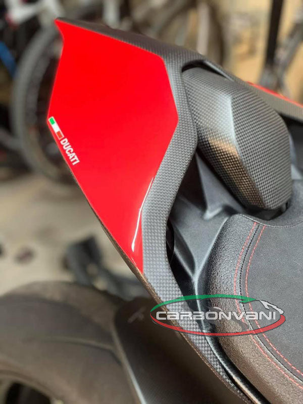 CARBONVANI Ducati Panigale V4 (2018+) Carbon Tail (street version; red)