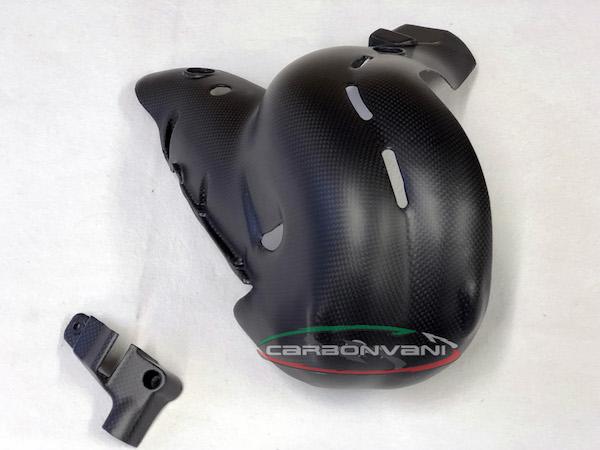 CARBONVANI Ducati Streetfighter V4 (20/21) Carbon Exhaust Collector Guard (Euro 4)