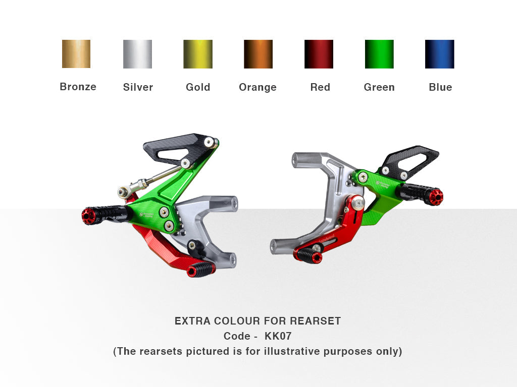 K020 - BONAMICI RACING Kawasaki ZX-6R (2019+) Adjustable Rearset