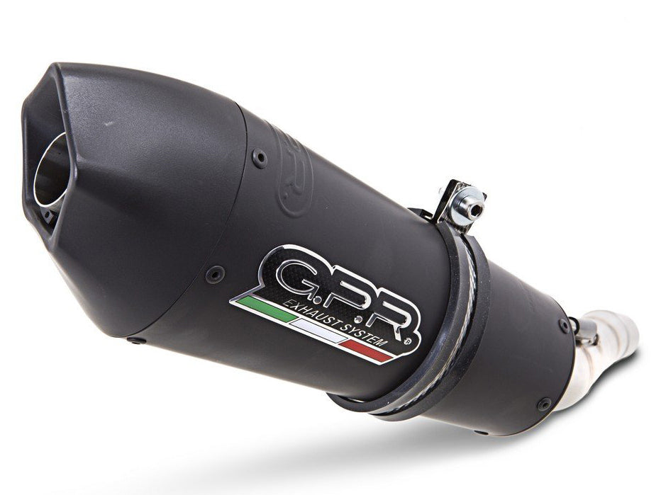 GPR Ducati Monster 1200 (14/16) Slip-on Exhaust "GPE Anniversary Black Titanium" (EU homologated)