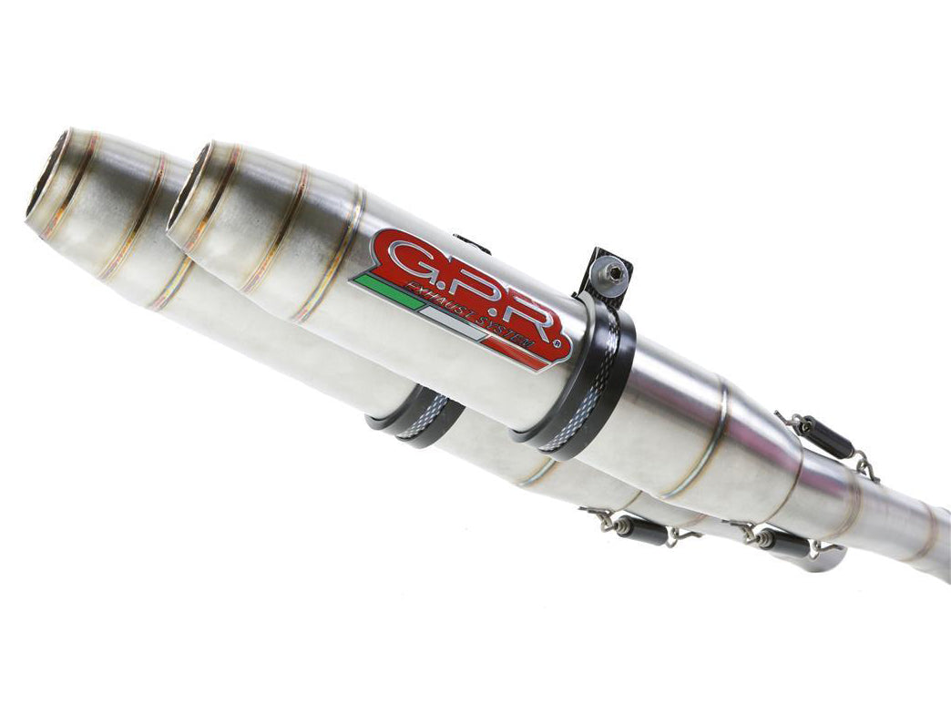 GPR Ducati Monster 1100 Evo Dual Slip-on Exhaust "Deeptone Inox" (EU homologated)
