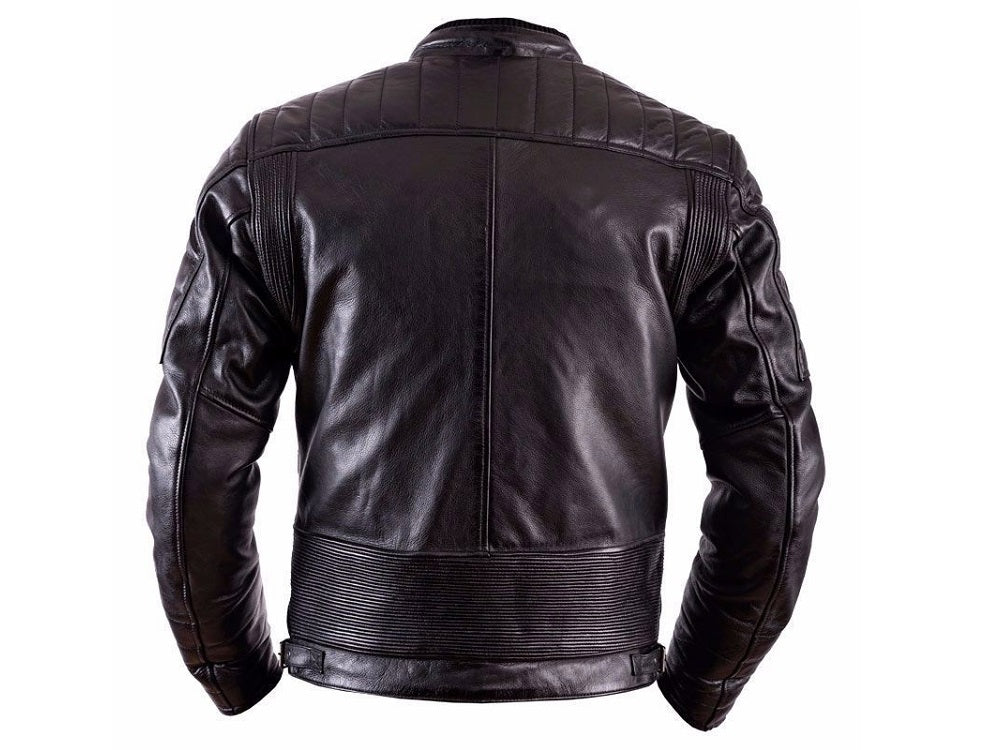 EX-MOTORCYCLE Leather Jacket "Helston Cruiser" (black)