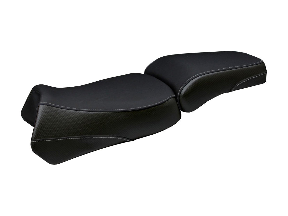 TAPPEZZERIA ITALIA Yamaha Super Tenere 1200 (2012+) Seat Cover "Messina Total Black"