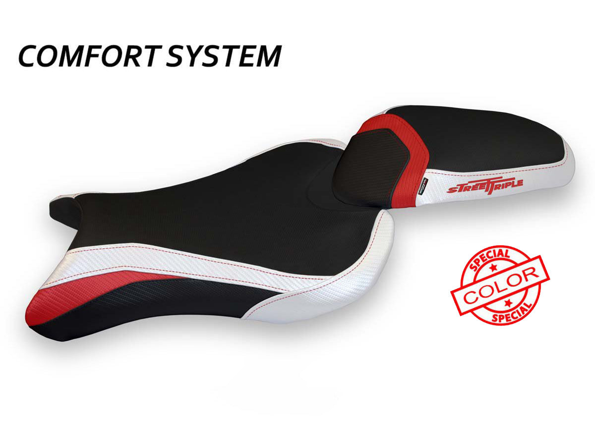 TAPPEZZERIA ITALIA Triumph Street Triple (17/22) Comfort Seat Cover "Molina Special Color"