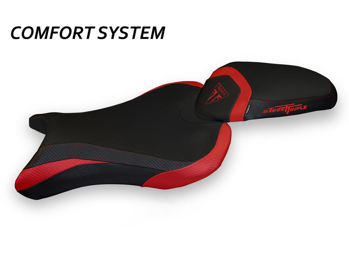 TAPPEZZERIA ITALIA Triumph Street Triple (17/22) Comfort Seat Cover "Molina 1"