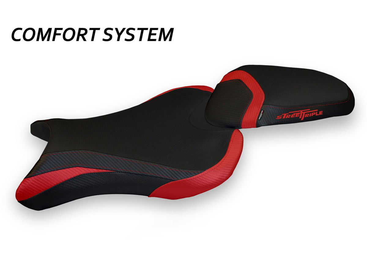 TAPPEZZERIA ITALIA Triumph Street Triple (17/22) Comfort Seat Cover "Molina 1"