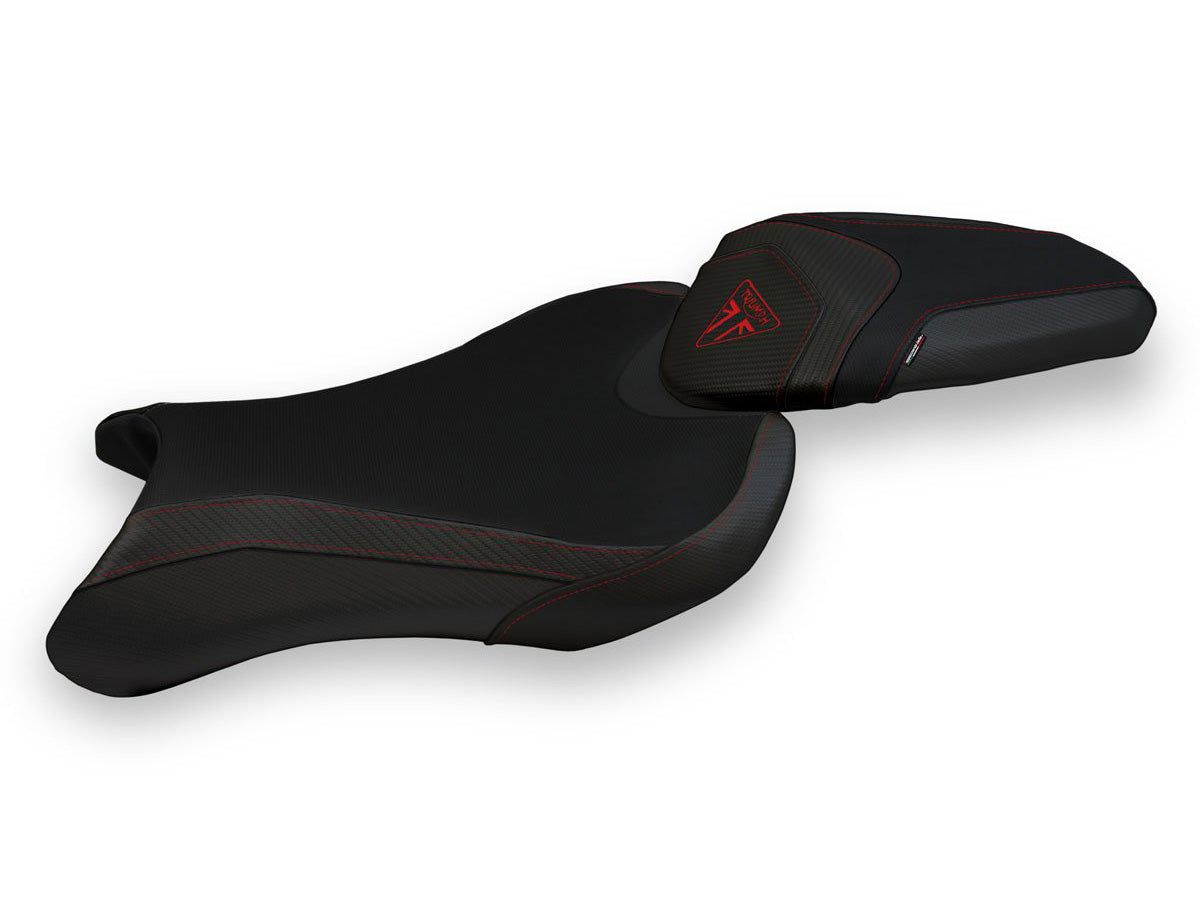 TAPPEZZERIA ITALIA Triumph Street Triple (17/22) Seat Cover "Sarzana Total Black"