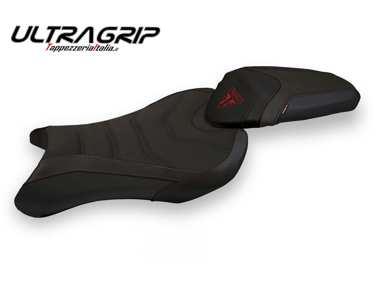 TAPPEZZERIA ITALIA Triumph Street Triple (17/22) Ultragrip Seat Cover "Avane Total Black"