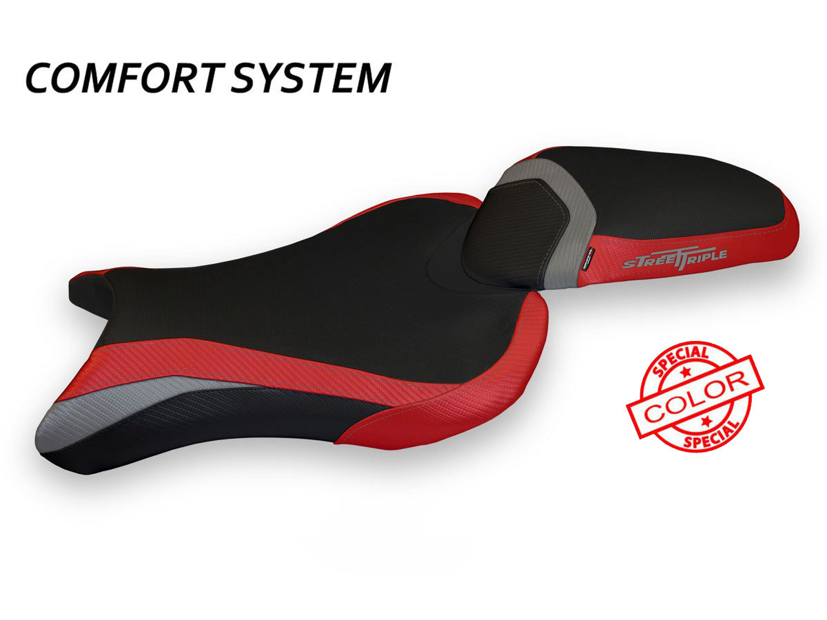 TAPPEZZERIA ITALIA Triumph Street Triple (17/22) Comfort Seat Cover "Molina Special Color"