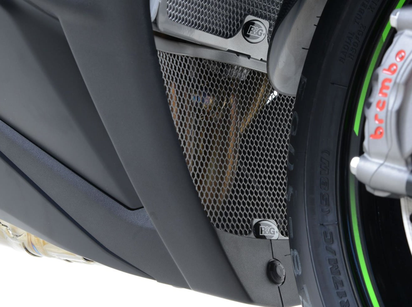 RAD0200 - R&G RACING Kawasaki Ninja ZX-10R (08/20) Radiator Guard & Downpipe Grill