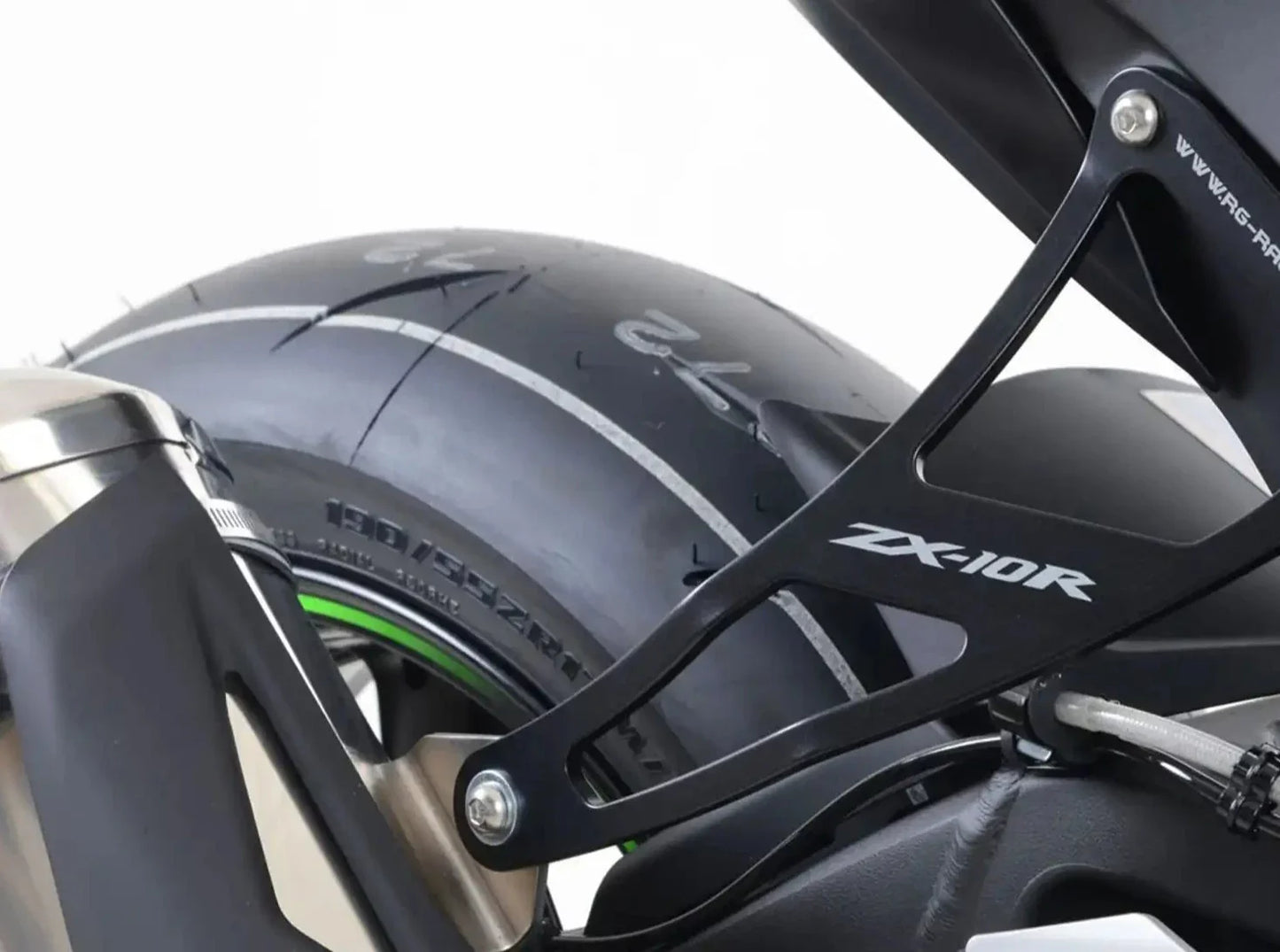 EH0047 - R&G RACING Kawasaki ZX-10R / ZX-10RR Exhaust Hanger & Blanking Plate Kit