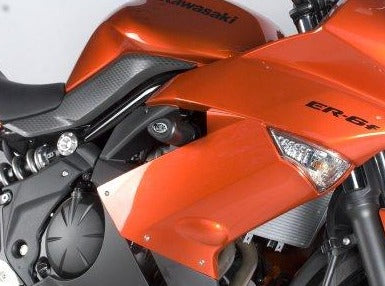 R&G RACING Kawasaki ER-6F (09/15) Frame Crash Protection Sliders "Aero"