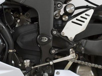 CP0329 - R&G RACING Kawasaki Ninja ZX-6R (2013+) Frame Crash Protection Sliders "Aero" (low position)