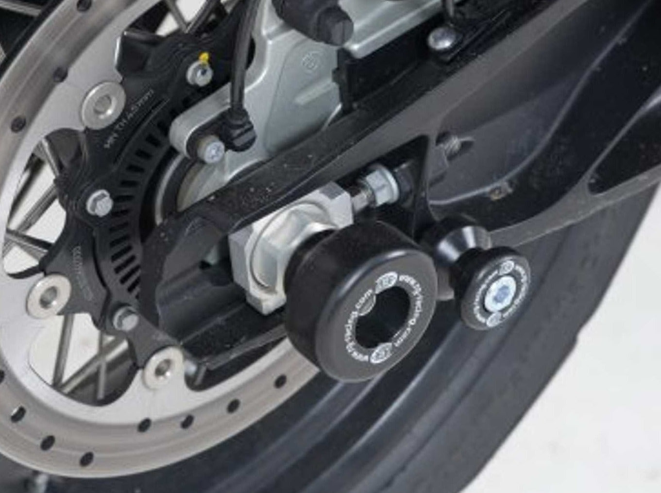 SP0048 - R&G RACING KTM 1050 / 1190 Adventure / 1290 Super Adventure Rear Wheel Sliders (swingarm)