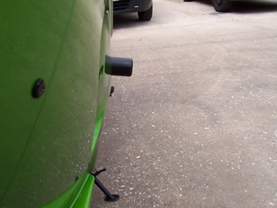 CP0155 - R&G RACING Kawasaki ZX-12R Frame Crash Protection Sliders "Classic"