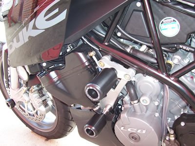 CP0154 - R&G RACING KTM 950/990 Supermoto/Super Duke Frame Crash Protection Sliders "Classic" (low position)