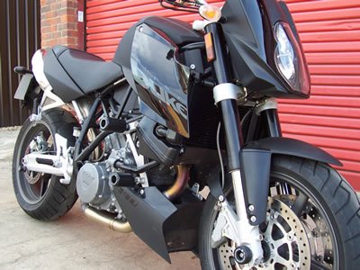 CP0154 - R&G RACING KTM 950/990 Supermoto/Super Duke Frame Crash Protection Sliders "Classic" (low position)