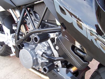CP0154 - R&G RACING KTM 950/990 Supermoto/Super Duke Frame Crash Protection Sliders "Classic" (low position)
